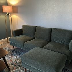 Green Couch w Ottoman