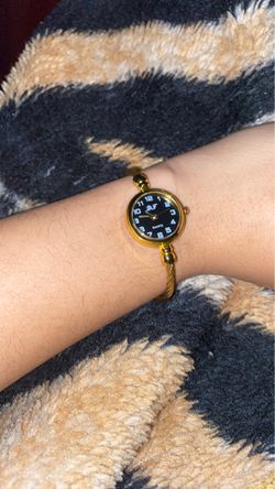 gold color watch