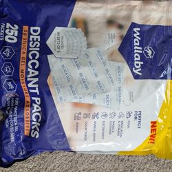 Brand New 5 Gram Dessicant Packs 250 Count
