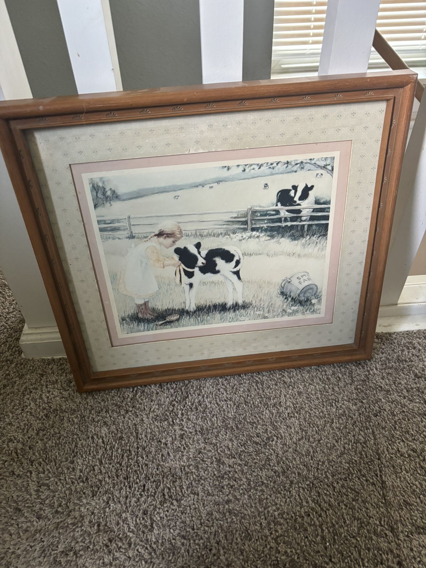Vintage Cow Picture