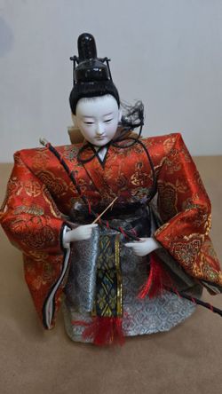 Japanese vintage Hiina Zuijin Guardian Samurai Doll