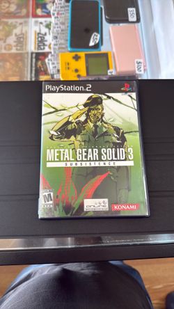 Metal Gear Solid 3 Subsistance PlayStation 2