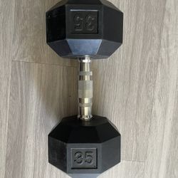 35 Lb Dumbbell 