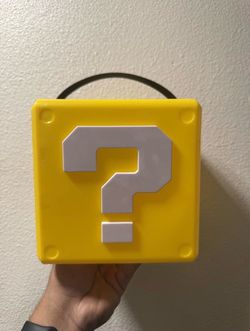 Disguise Super Mario Bros Treat Pail, Yellow Question Mystery Block Candy Bucket