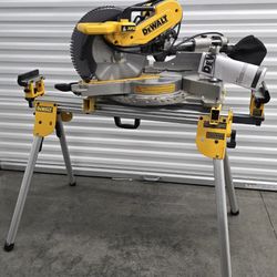 Dewalt 12" Miter Saw Dual Bevel Slider with Stand. Excellent Condition. Price is Firm. Pick up in Burien. Available
