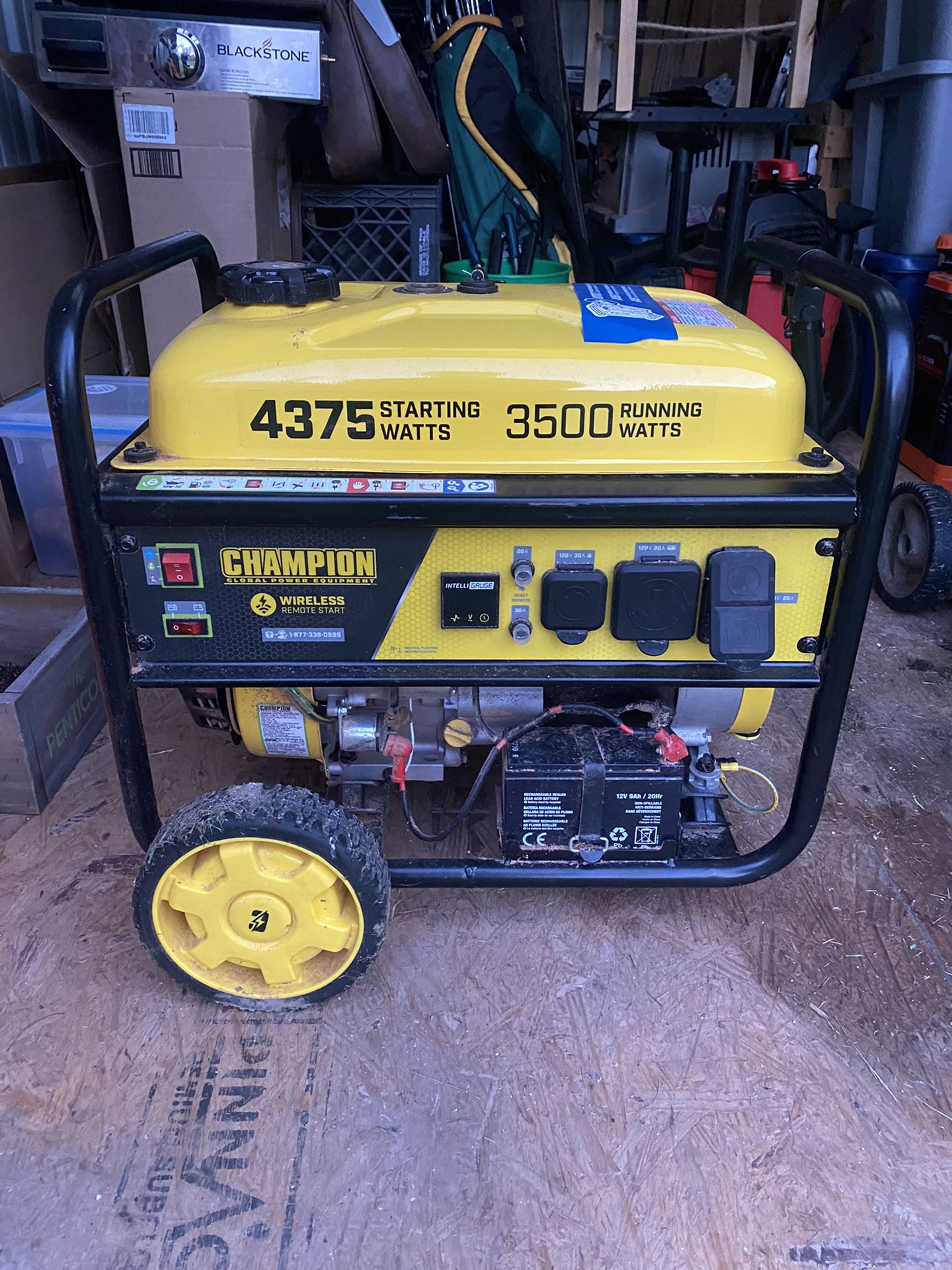 Generator 3500 Running Watts 