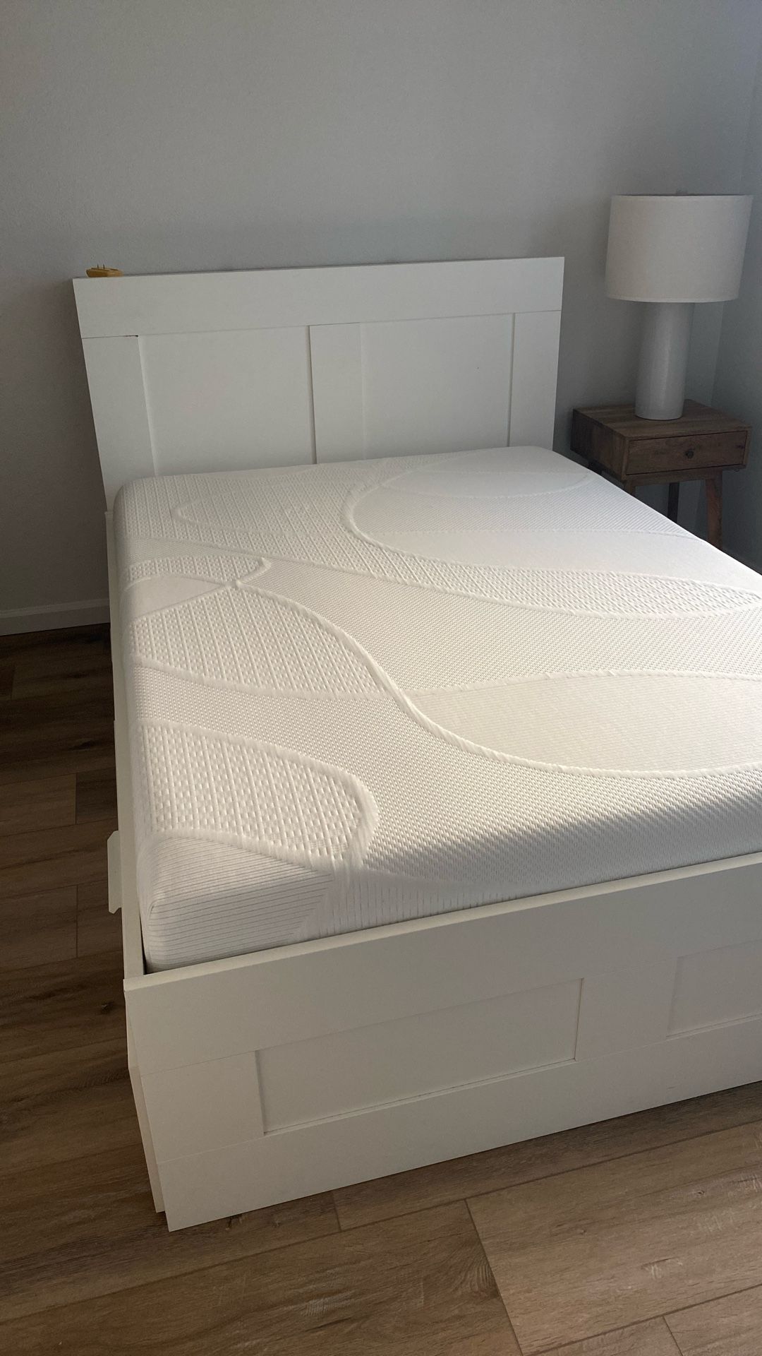 Full Size IKEA Bed, Mattress Included