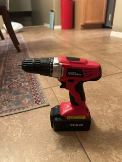 Hyper Tough 18V Cordless Drill with Battery
