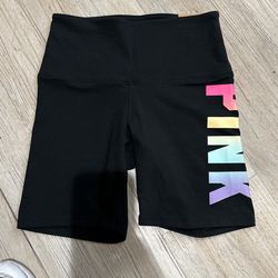 PINK SHORT COLOR BLACK SIZE XS