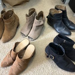 5 Sets Of Women’s Boots For $20 (size 8.5)