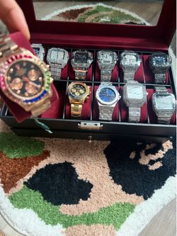 Luxury Designer Automatic Stainless Steel & Moissanite Watches