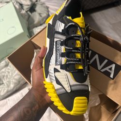 Black and Yellow Dolce & Gabbana low top