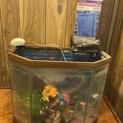 29 Gallon Fish Tank W/ Accessories