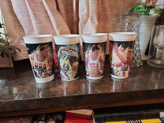 USA Basketball Dream Team Collector Cups Set of 4