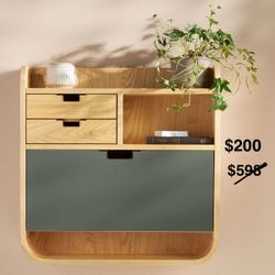 Anthropologie Rennes Wall Cabinet for Entryway, Bathroom, Kitchen, Bedroom, Dining or Living Room