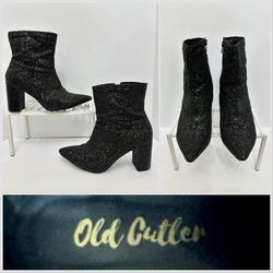 Old Cutler Sparkly Glitter Ankle Boots Size 9