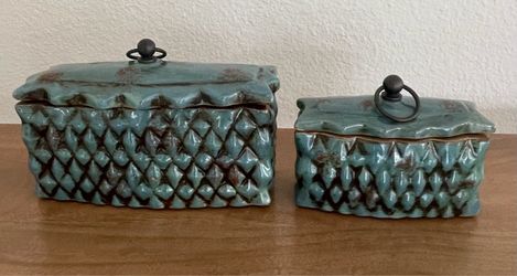 Ceramic Lidded Boxes