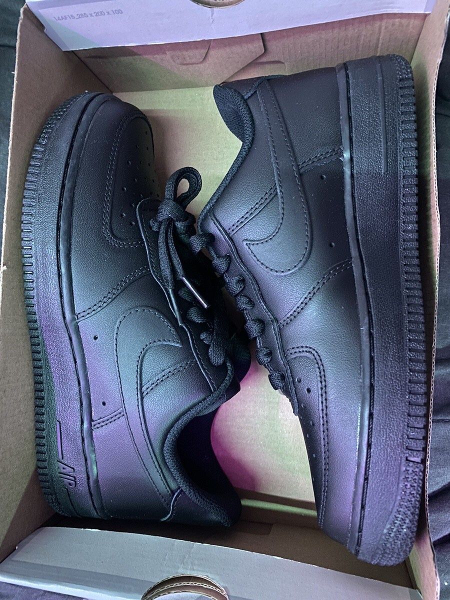 Black Air Force 1 Nike Airforces One With Box