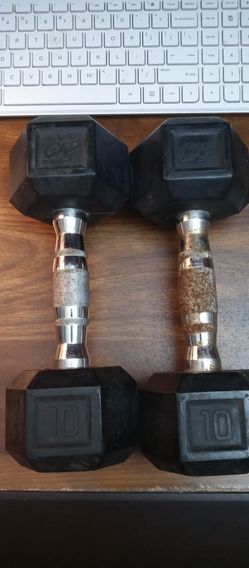 10lb. Cap Dumbbells