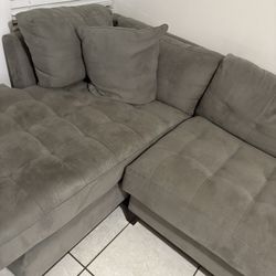 Dark Gray Sectional 