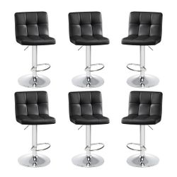 Bar Stools Negros (Set De 6)