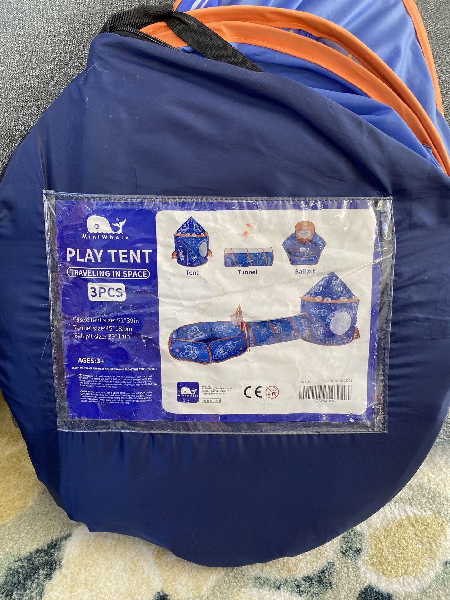 Outer space 3pc Pop-Up Play Set