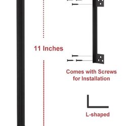 2-pk Door Latch L-Shaped Guard Plate Cover 11” Outswing Door Security NEW!!