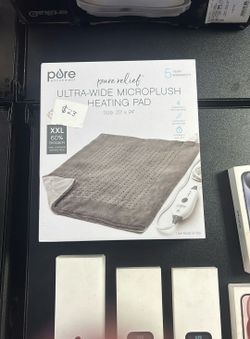 Pore Enrichment Ultra Wide Micro plush Heating Pad