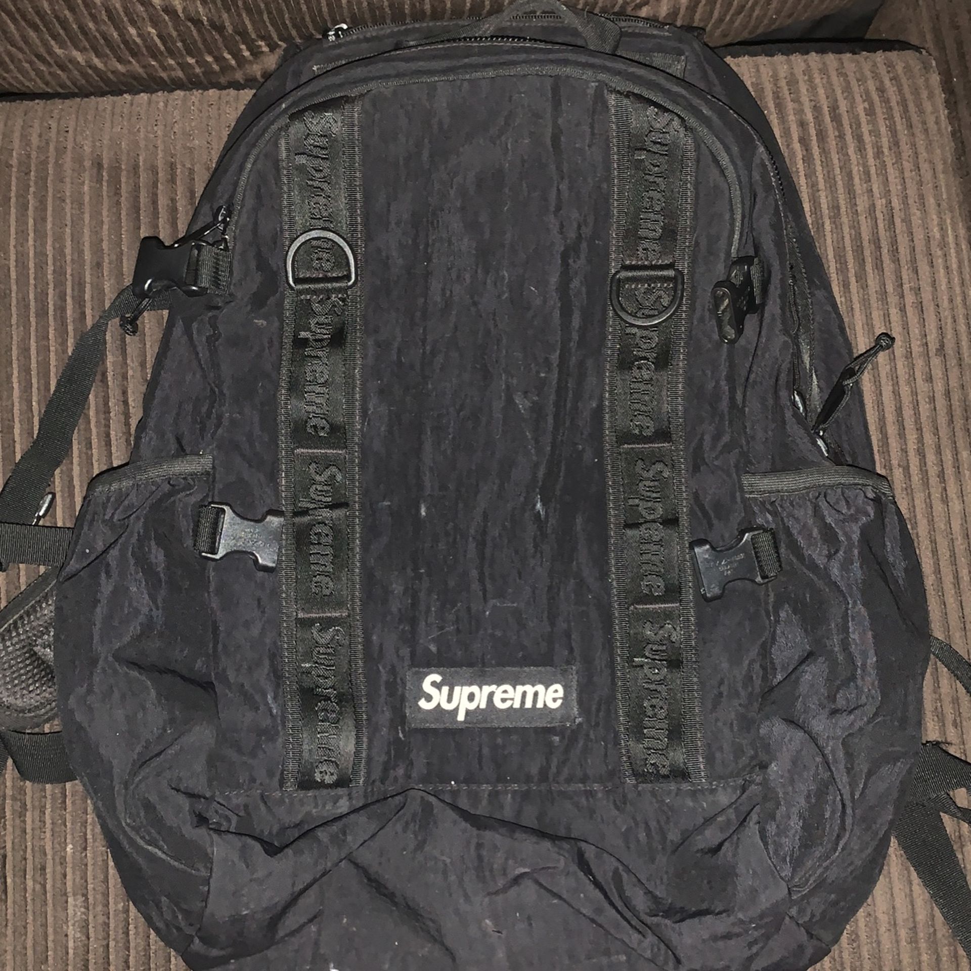 Black Supreme Backpack