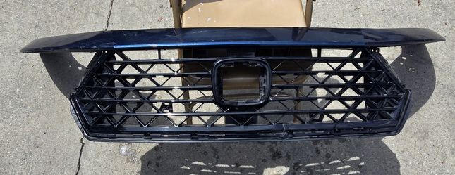 2023 2024 2025 HONDA ACCORD FRONT BUMPER UPPER TRIM AND GRILL