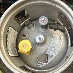 Forklift Ready Propane Tanks Half Full