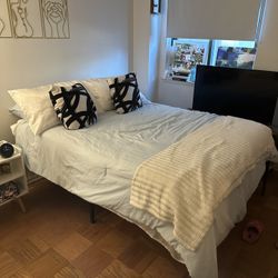 Queen Mattress And frame 