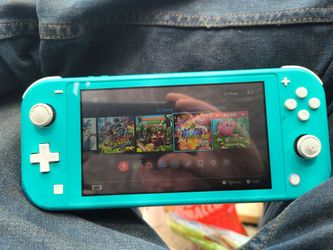 Brand new switch lite with pokemon za