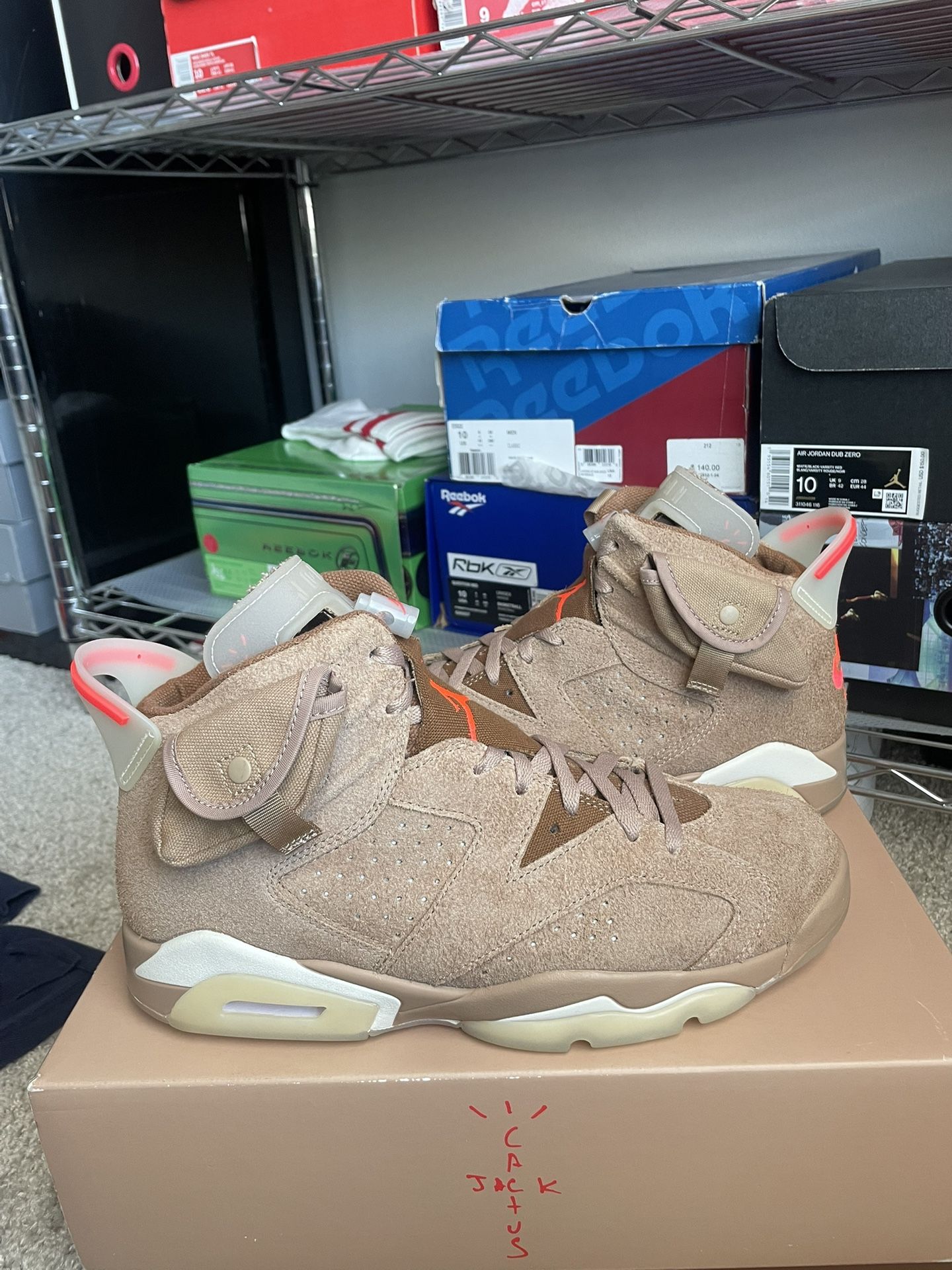 Jordan 6 Travis Scott Size 9.5