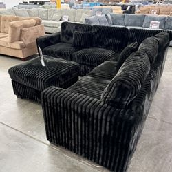 Black Sectional 