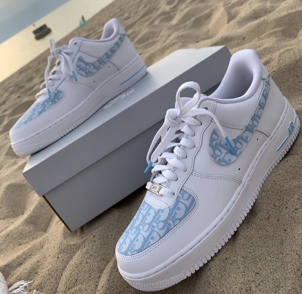 Wavy Blue Dior x AF1