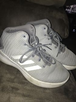 Gray Adidas Size 7