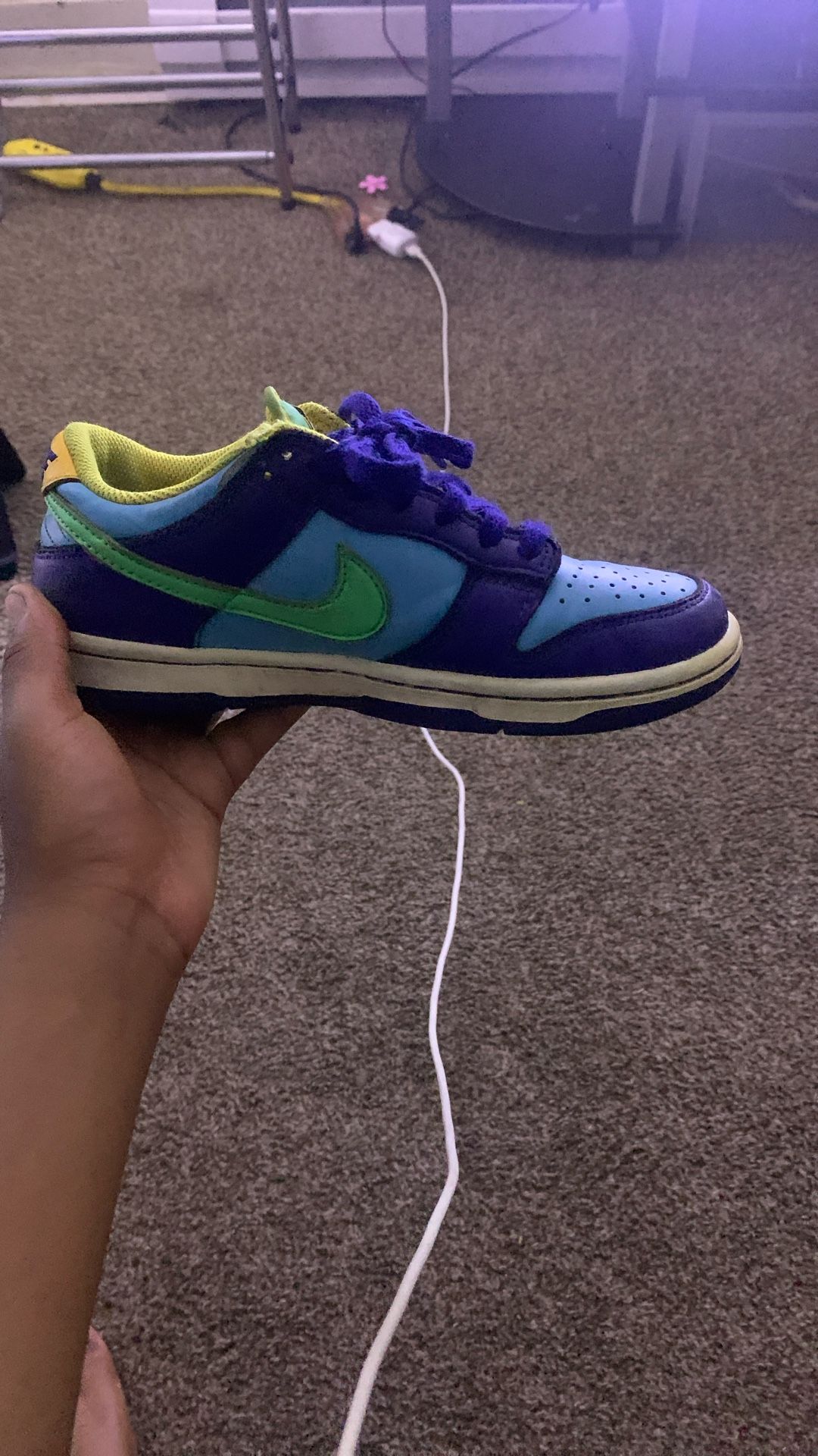 Dunks Blue Green Yellow Light Blue