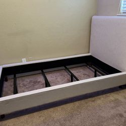 Twin Upholstered Bed (Brand New)