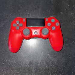Red PS4 Controller 