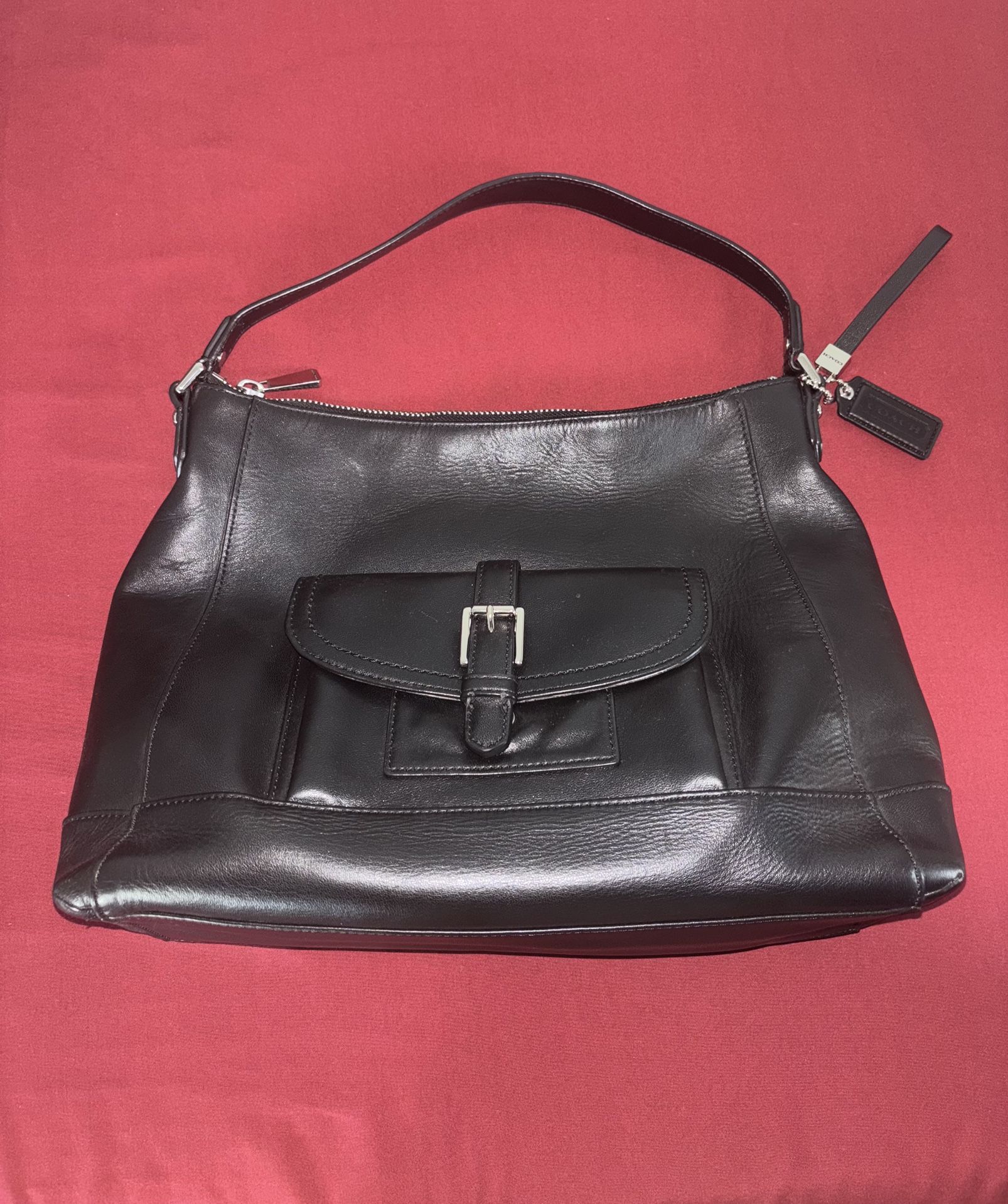 Charlie Smooth Leather Hobo Shoulder Bag