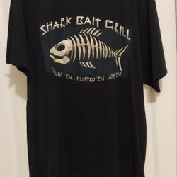 Sharke Bait Grill T Shirt Size M