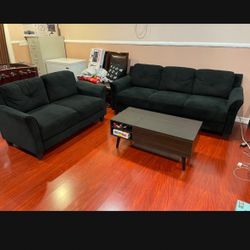 2 Black Couches
