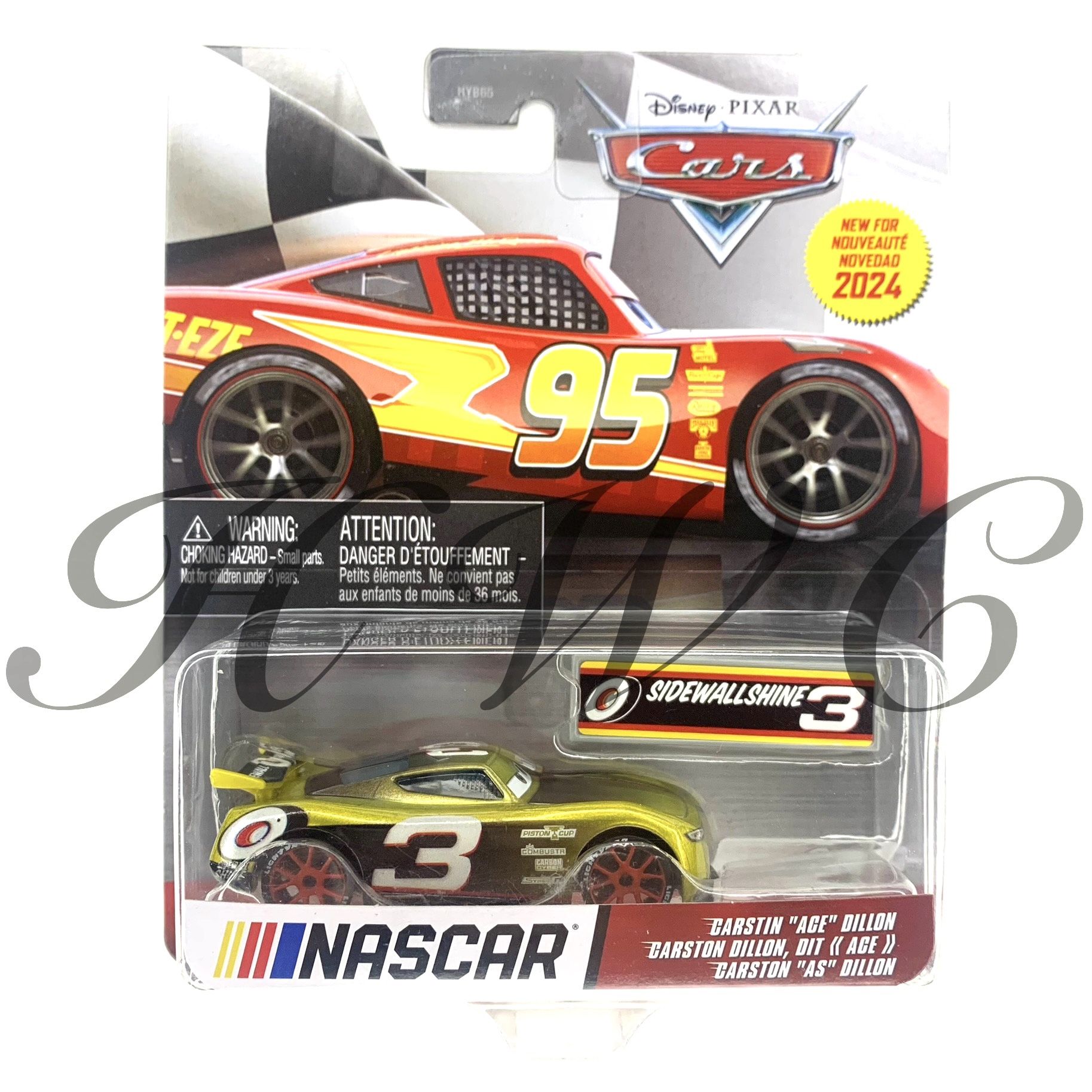 Disney Pixar Cars 2024 Nascar #3 CARSTIN ACE DILLON Metal AUSTIN DILLON