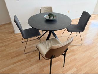 IKEA four chair round table set