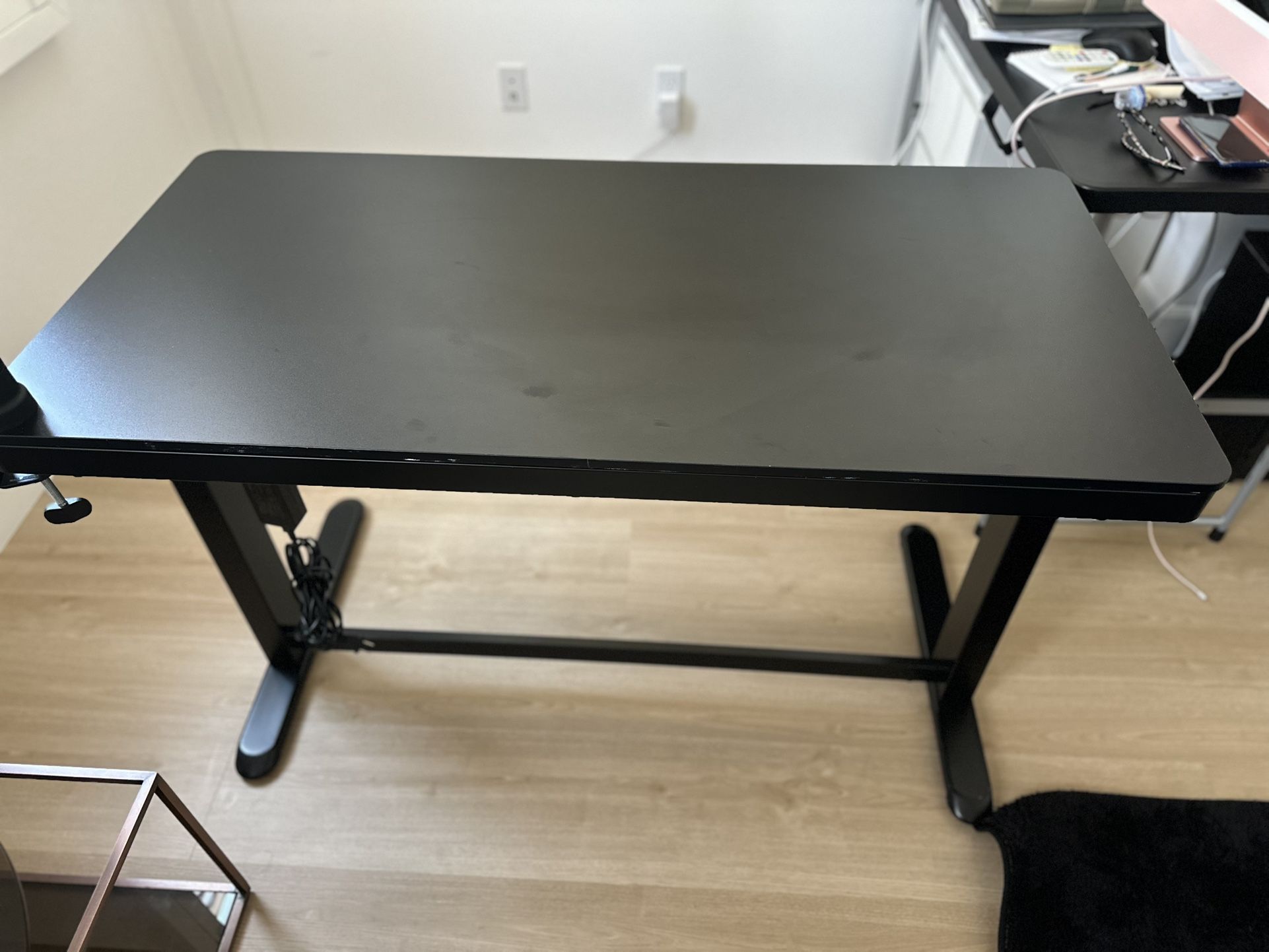 Electric Height-Adjustable Standing Desk with Drawer – Gently Used