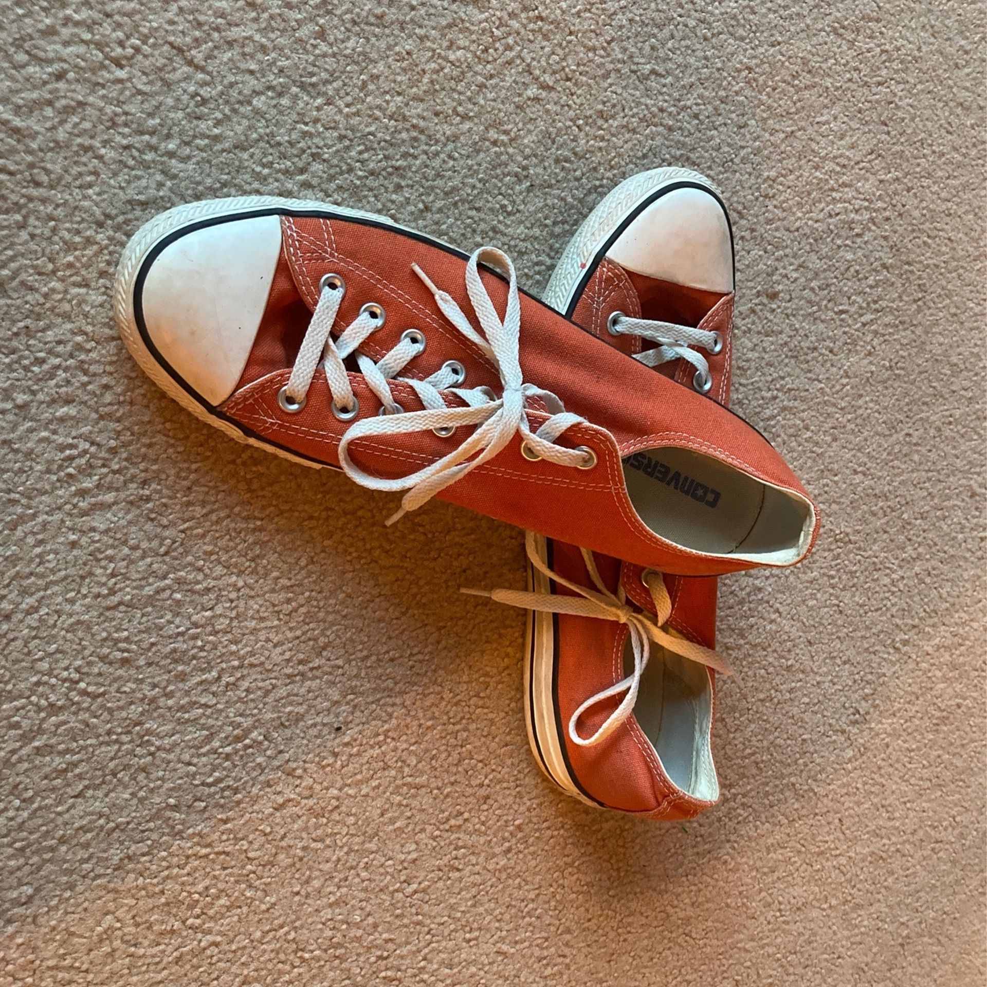 Men’s size 12 orange converse