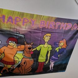 New Scooby Doo Birthday Bannet