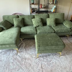 Olive Green Couch