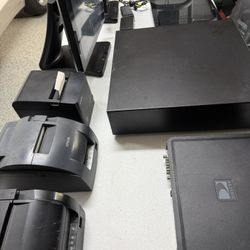 First Come LOT BULK POS Point Of Sale Electronics, Terminals, Receipt Printers, Credit Card Reader & Cash Drawer Box